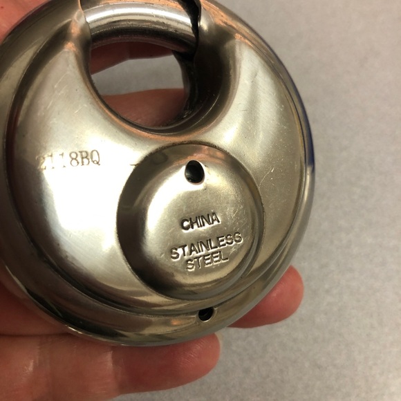 Disc Locks for Storage unit. 1 Life Storage, one from Uhaul. Set of two locks - Picture 8 of 10
